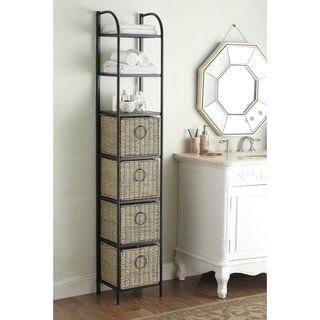 rustic bathroom cabinets master bathroom windsor blackbrown metalslatewicker bookcase with baskets buy rustic bathroom cabinets storage online at overstockcom our rustic bathroom cabinets master bathroom windsor blackbrown metalslatewicker bookcase with baskets buy rustic bathroom cabinets storage online at overstockcom our